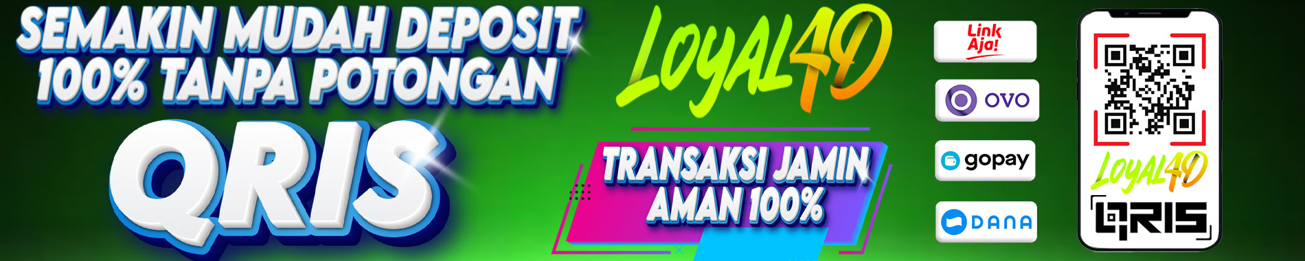 LOYAL4D Slot Deposit Qris Terpercaya